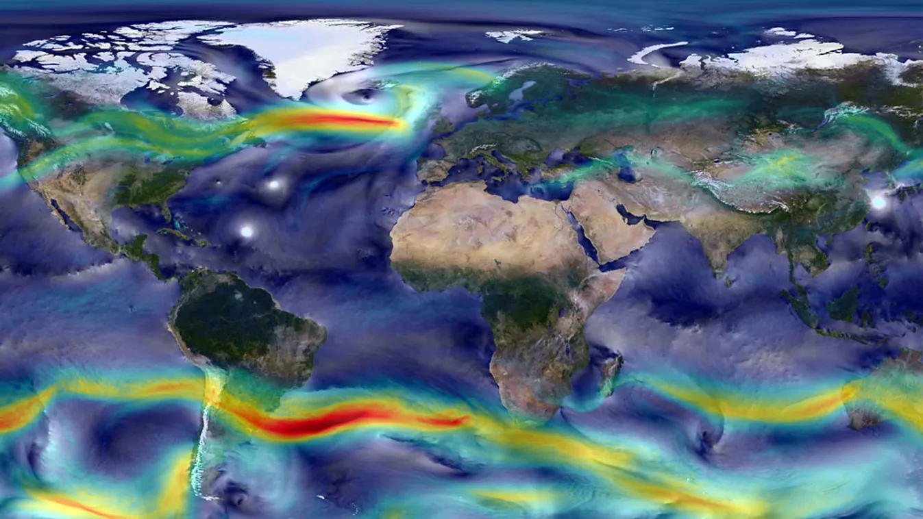 Széljárás és szélsebesség szimuláció, NASA Goddard Földmegfigyelő Rendszer
