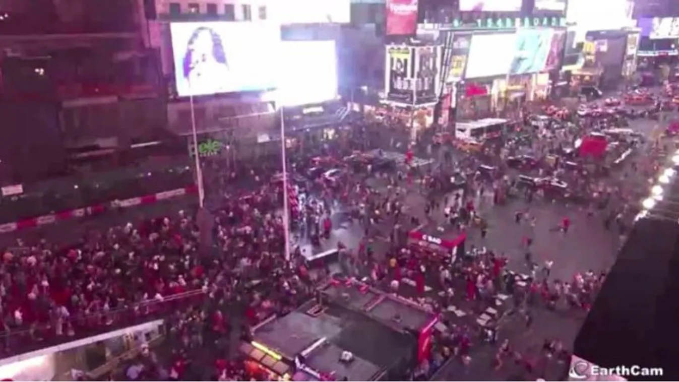 New York, Times Square, pánik 