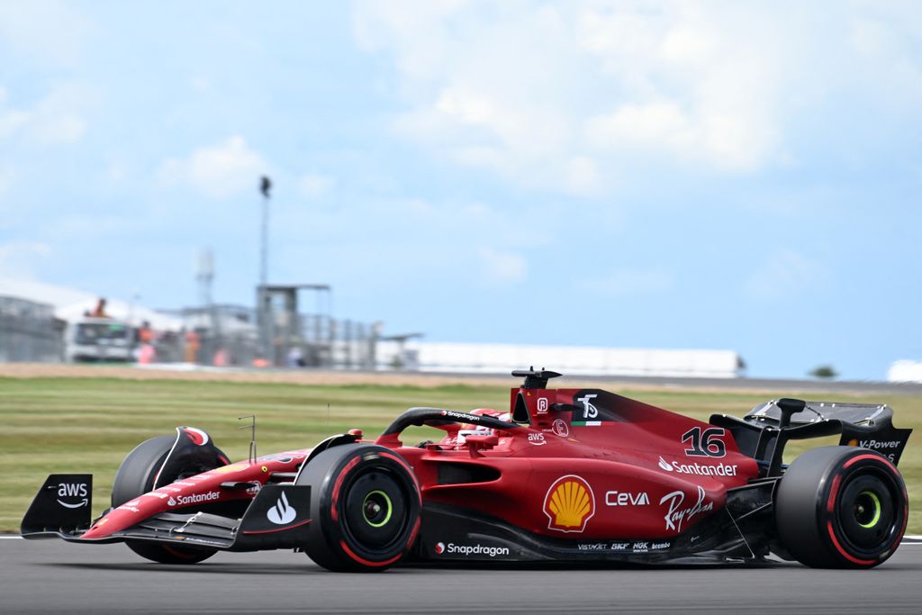 Forma-1, Charles Leclerc, Ferrari, Brit Nagydíj 2022, péntek 