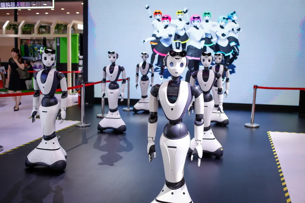 robot, konferencia, bemutató, innováció, fejlesztés, AI, mesterséges intelligencia, PekingiRobot Világkonferencia, Kína, Peking, 2023. 08. 18. 