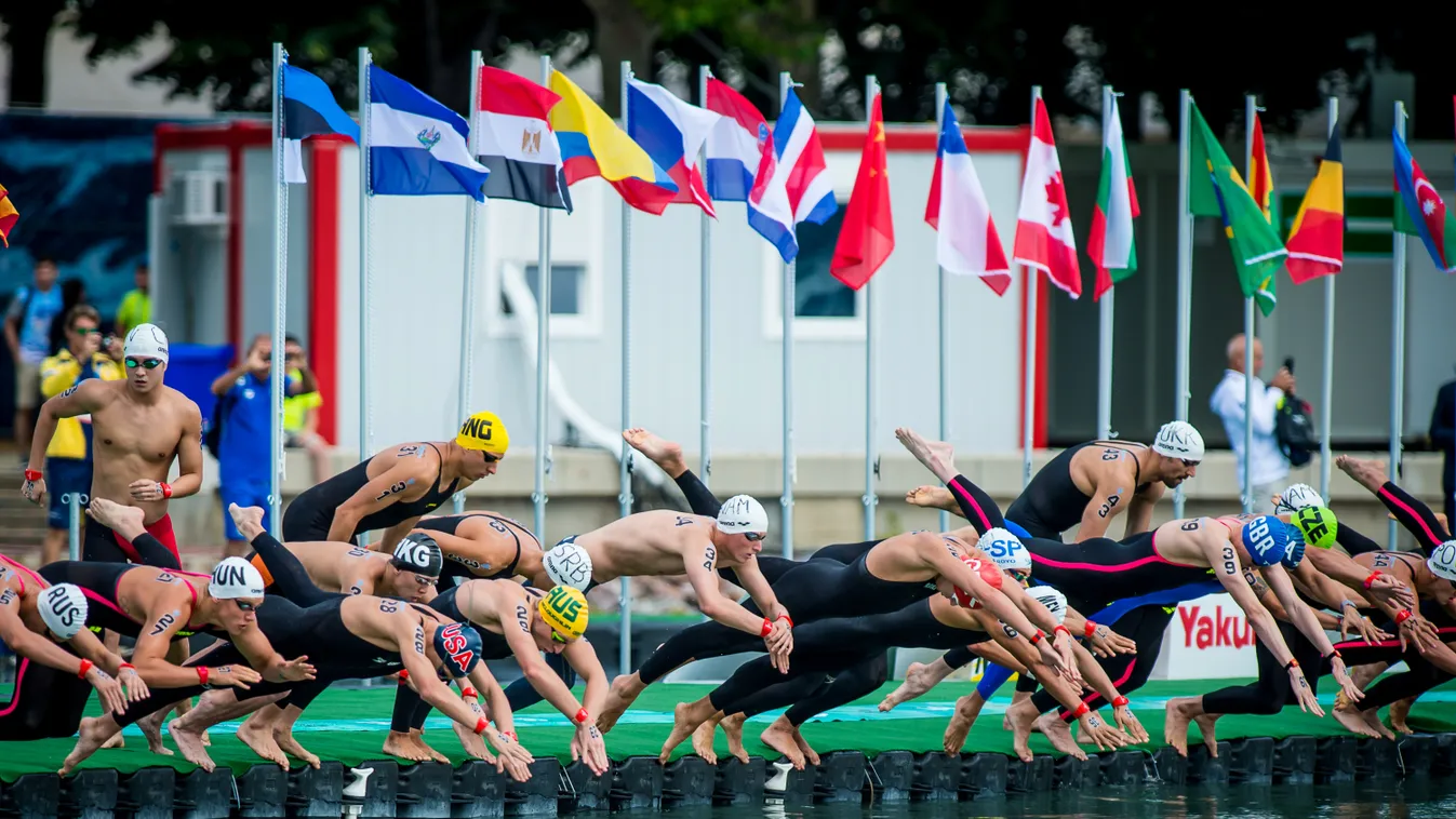 FINA2017, Vizes VB, Balatonfüred, Nyíltvizi úszás férfi 5km 