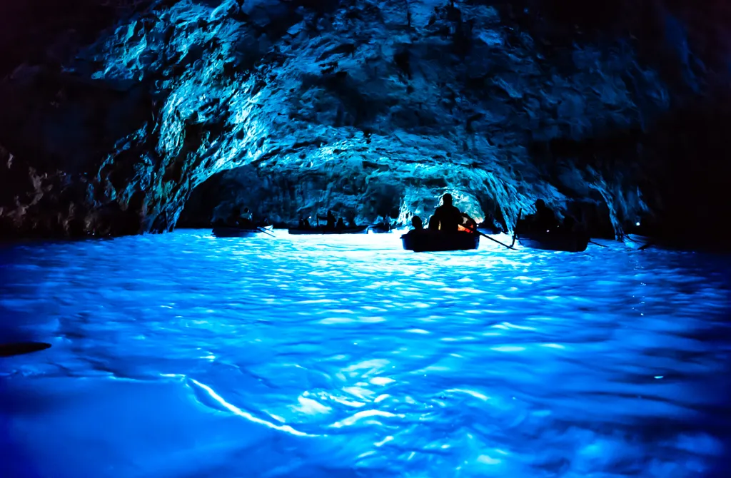 Italy, Capri, Kék barlang 