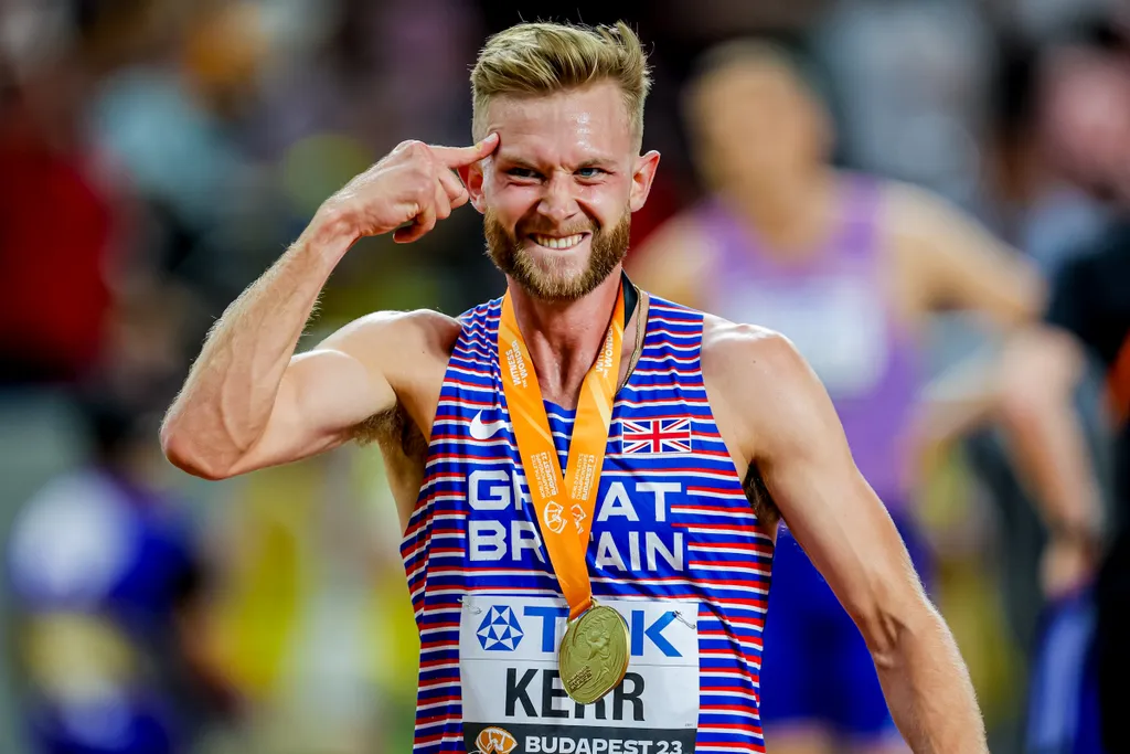 Atlétikai vb, Atlétikai Világbajnokság, World Athletics, Szabadtéri atlétikai világbajnokság, Budapest, 2023. 08. 23., férfi, 1500 m, döntő, Josh Kerr 