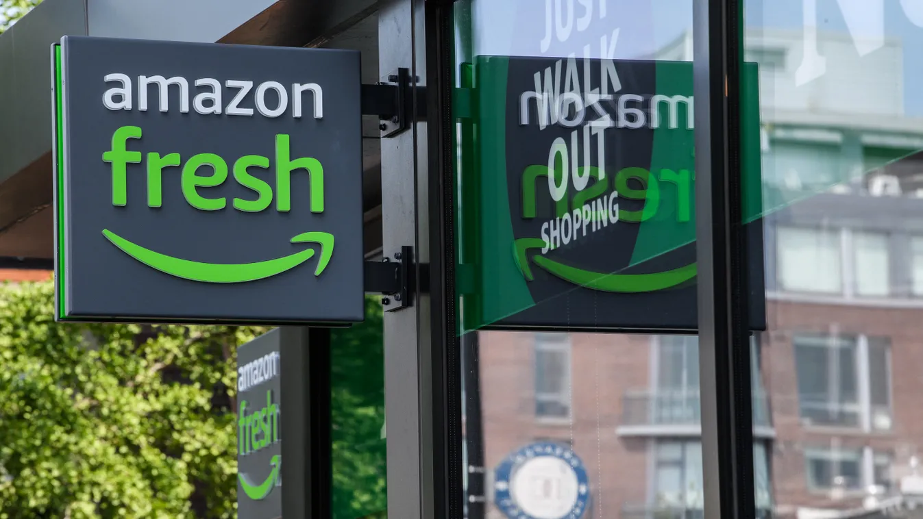 Amazon, Fresh, bolt, üzlet, logo 