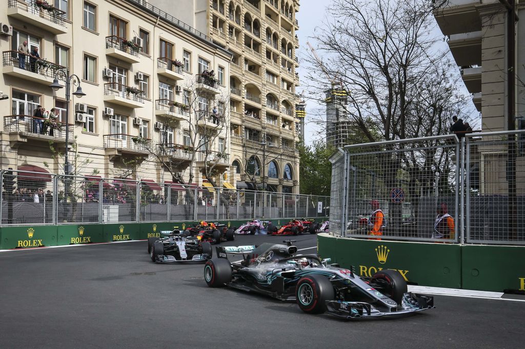Forma-1, Azeri Nagydíj, Lewis Hamilton, Valtteri Bottas, Mercedes-AMG Petronas 