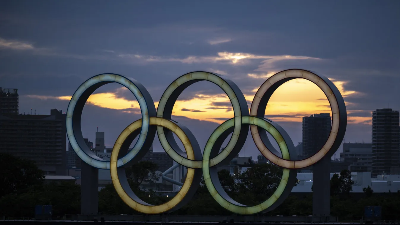 Horizontal OLYMPIC RINGS OLYMPIC GAMES 