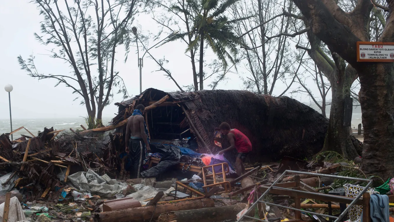 Pusztító vihar söpört át Vanuatun 