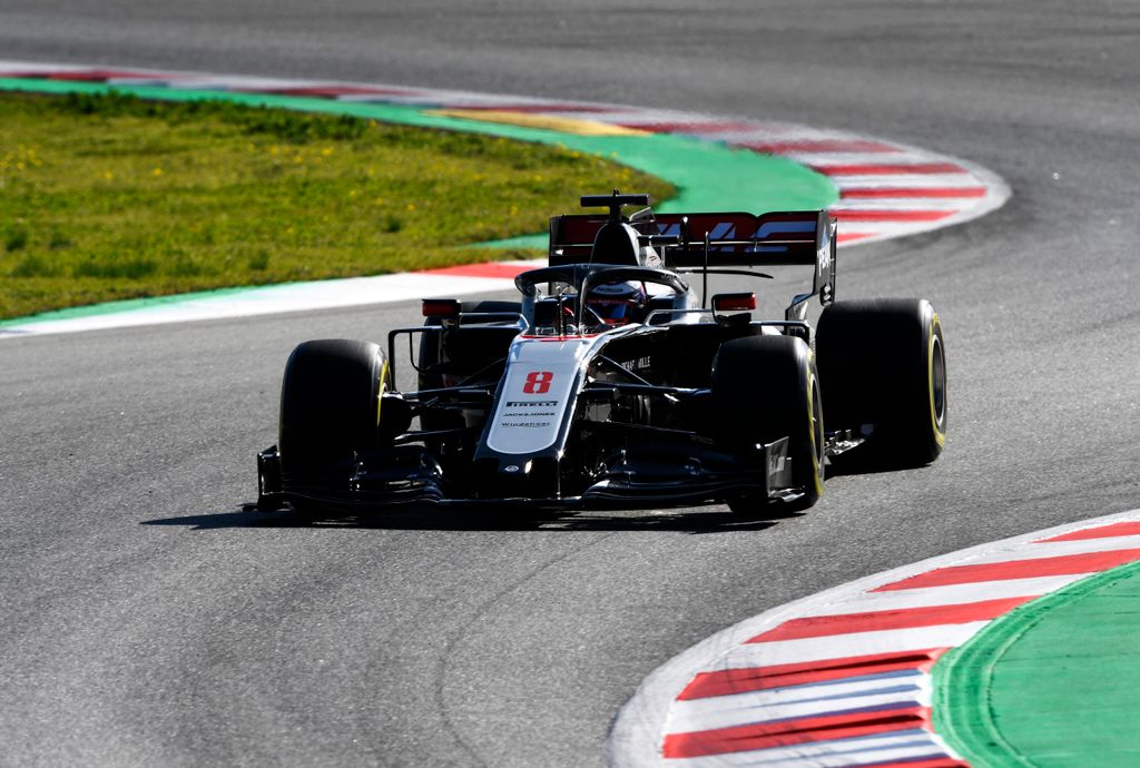 Forma-1, Romain Grosjean, Haas, Barcelona teszt 4. nap 