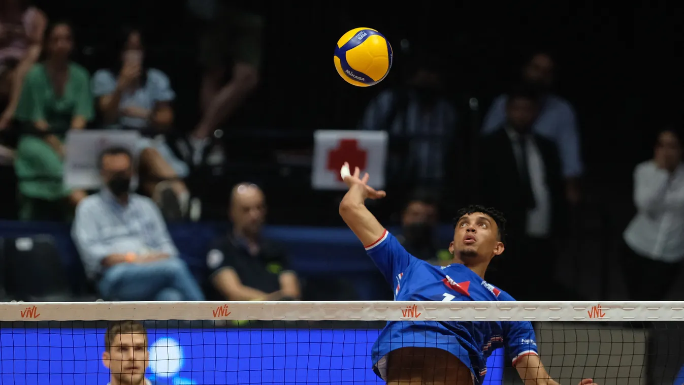 France v Japan - Volleyball Nations League Man VOLLEYBALL NATIONS LEAGUE MAN - QUARTER OF FINALS - FRANCE JAPAN VOLLEYBALL PLAYER NATIONS LEAGUE QUARTER FINALS FRANCE Horizontal VOLLEYBALL 