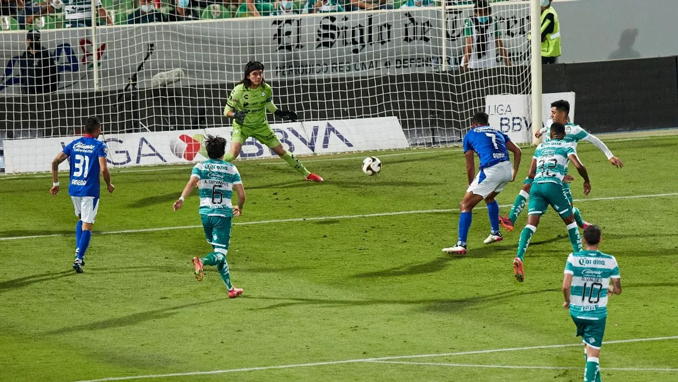 Liga BBVA MX Clausura GUARD1ANES 2021 Santos vs Cruz Azul Final Ida LIGA BBVA MX ,GUARD1ANES 2021,CLAUSURA 2021,CRUZ AZUL,JOMA,SANTO Horizontal 