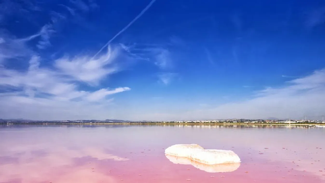 Torrevieja, rózsaszín tó 