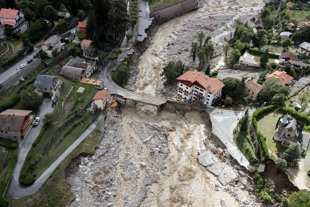 Franciaország áradások, Alpok, galéria 