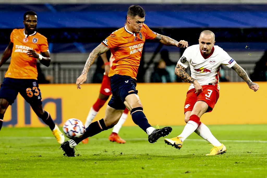 Leipzig v Medipol Basaksehir - UEFA Champions League (Medipol Başakşehir,Head coach of Medipol Basaksehir Okan Buru 