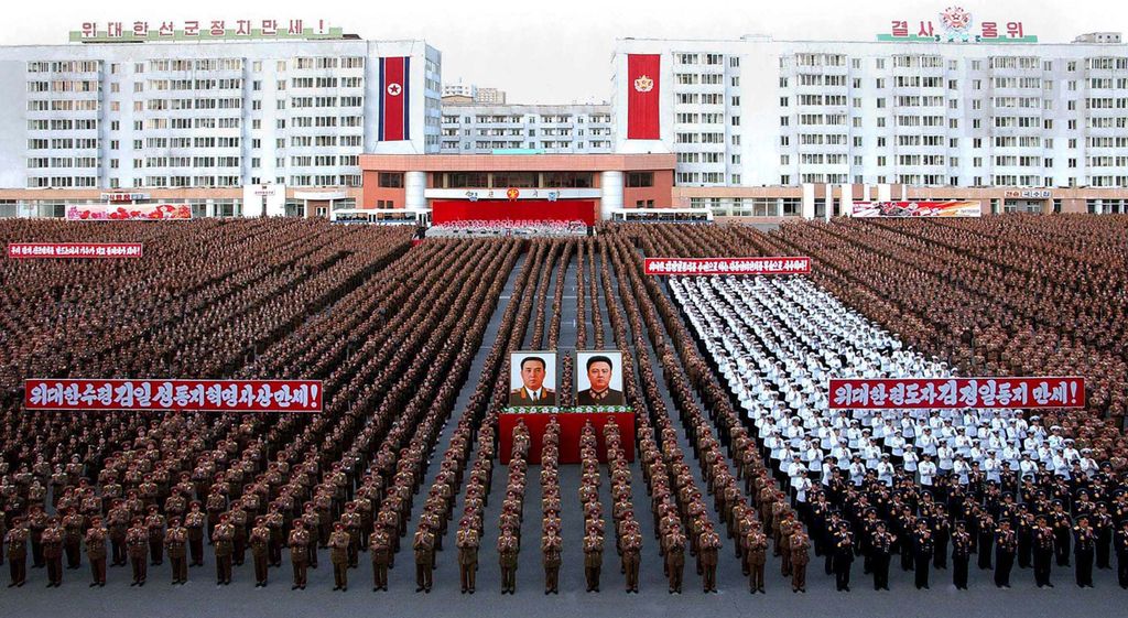 koreai állami propaganda, Észak-Korea ünnepségek/propaganda 