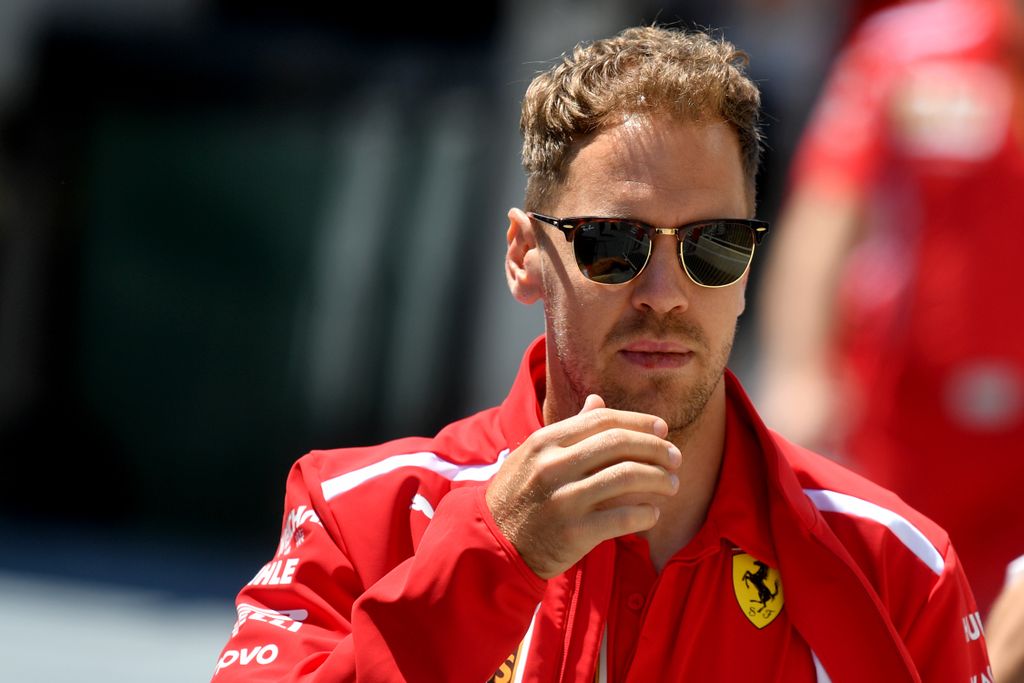 Előkészületek a 2018-as Azeri Nagydíjra, Sebastian Vettel, Scuderia Ferrari 