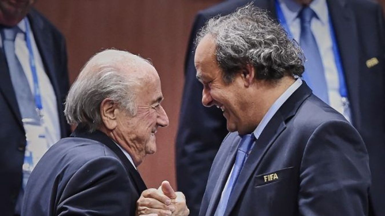 Sepp Blatter és Michel Platini 
