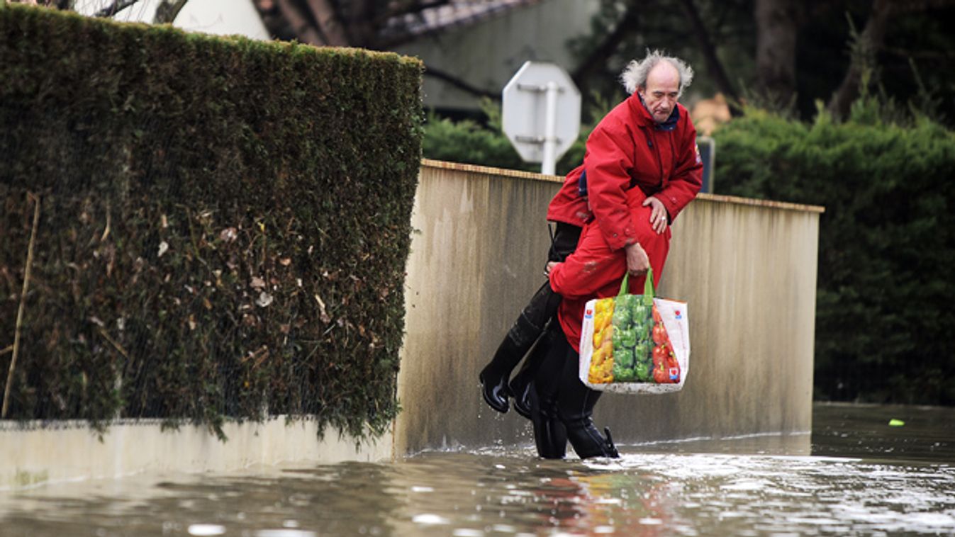 időjárás, 2013, globális felmelegedés, csapadék, ciklon és áradás franciaországban