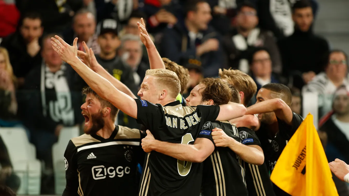 Juventus v Ajax - UEFA Champions League Quarter Final: Second Leg Sports News General News Action Sport Soccer Match GAME TEAM Torino Juventus v Ajax Juventus Juventus Match Juventus Stadium Nurphoto 