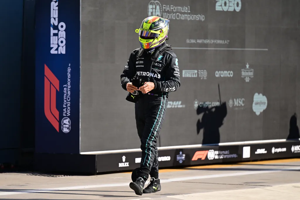 Forma-1, Lewis Hamilton, Olasz Nagydíj 2022, szombat 