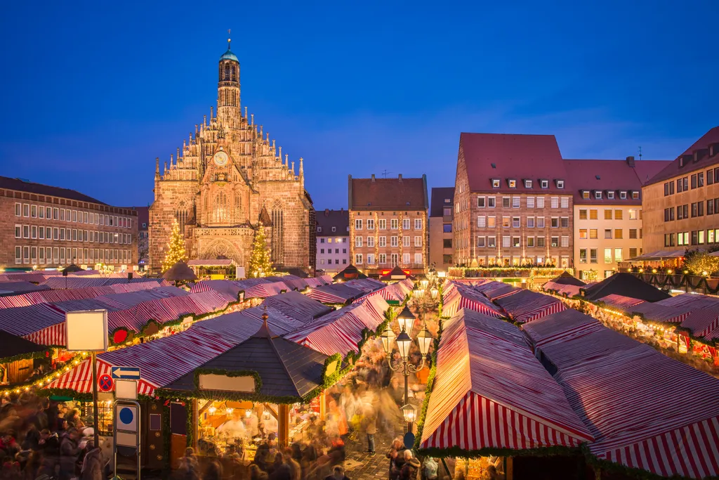 Legszebb karácsonyi városok, Karácsony, ünnep, Nürnberg, Németország 