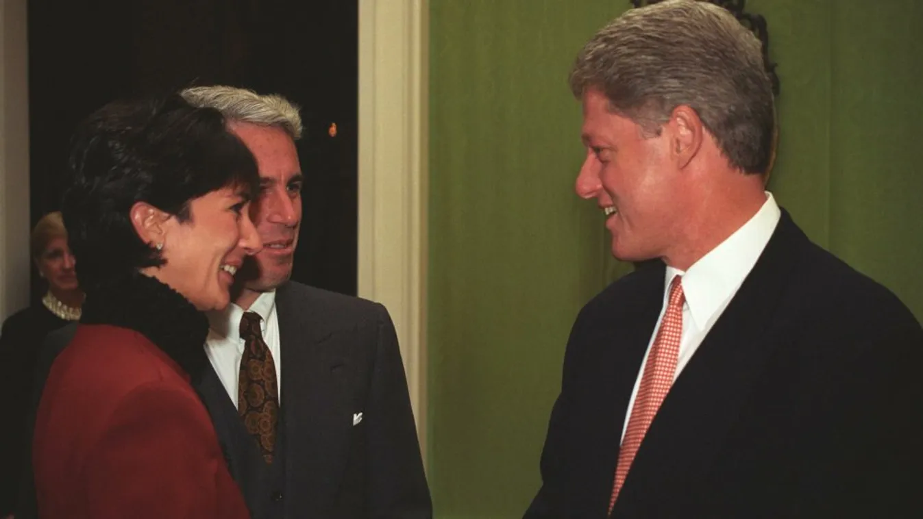 Ghislaine Maxwell, Jeffrey Epstein, Bill Clinton, 1993 