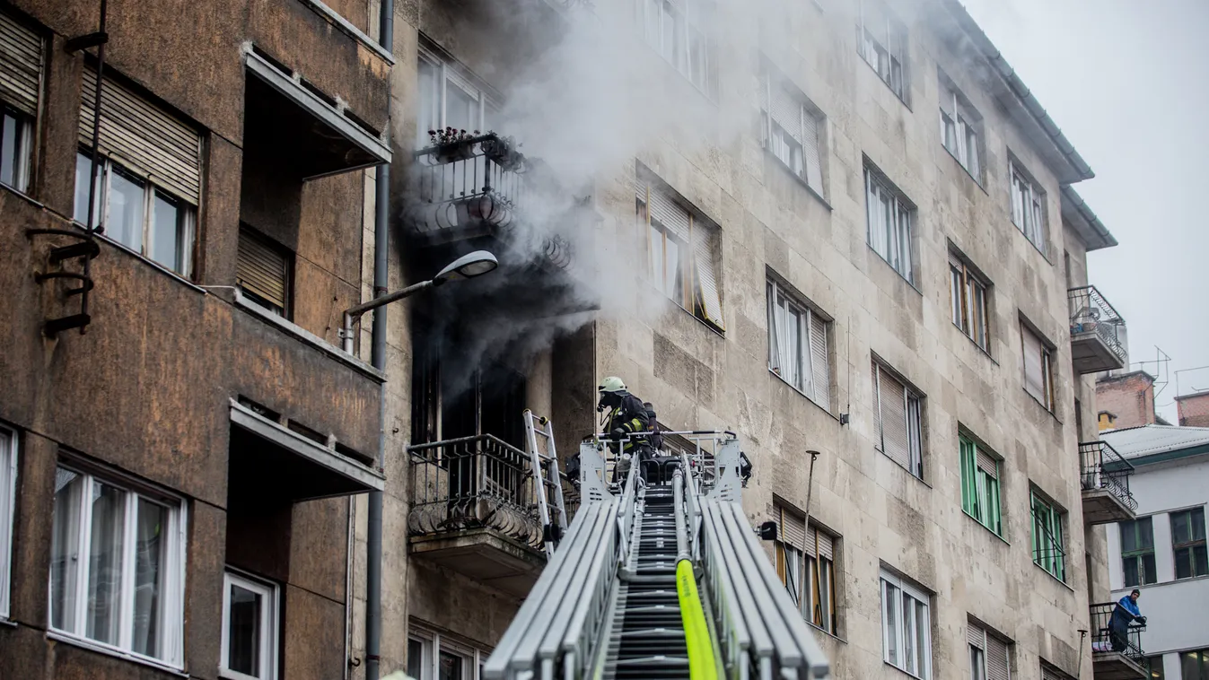 Lónyay utca 37. tűz 2020.01.16. Budapest 