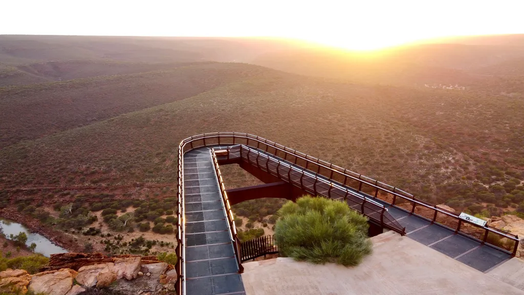 Kalbarri, Skywalk, Ausztrália, kilátó, 