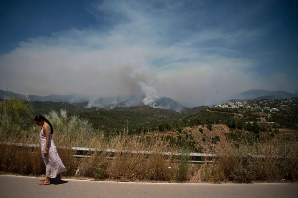 Erdőtűz Spanyolországban 