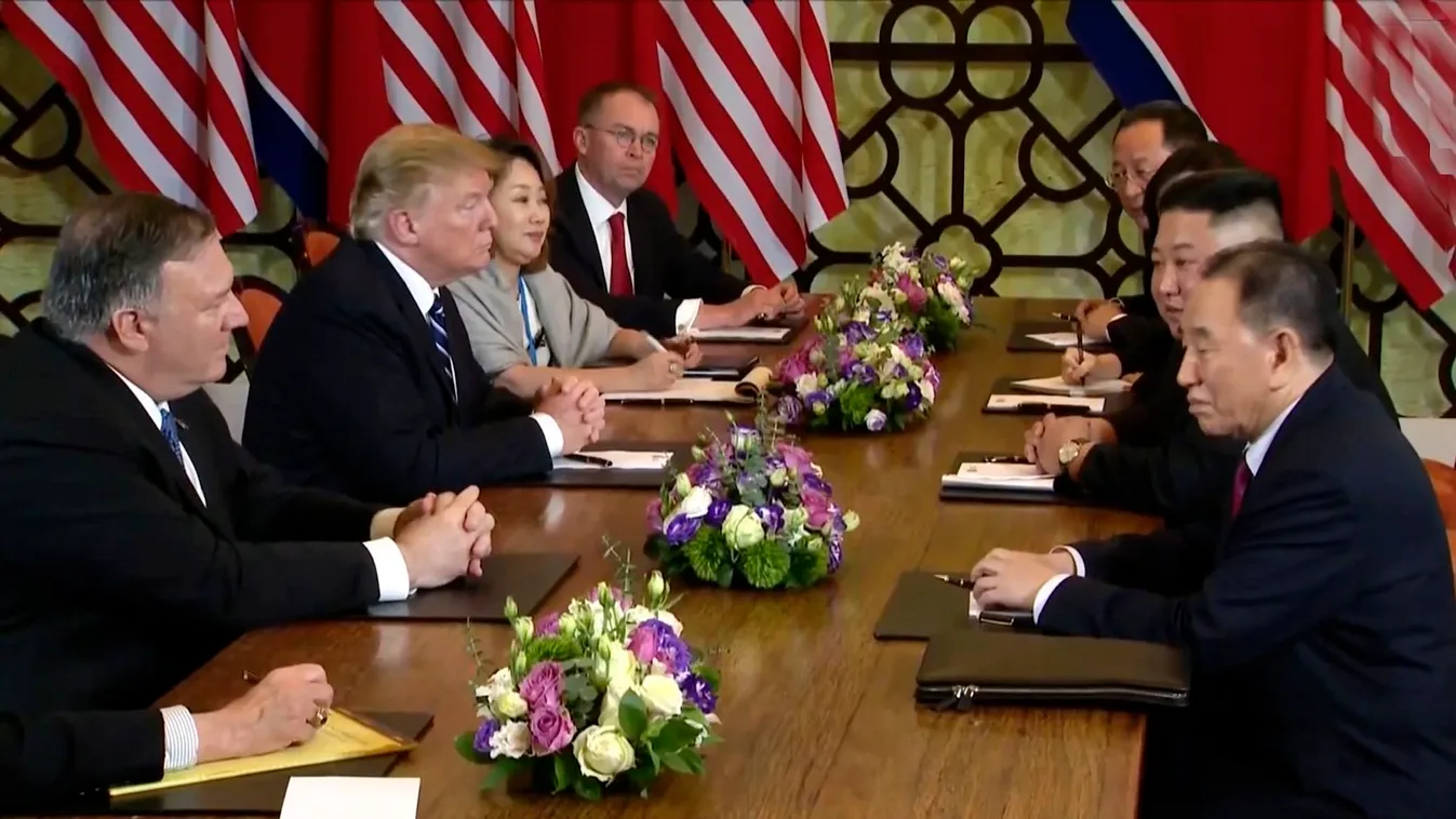 Trump, Donald; KIM Dzsong Un US President Donald Trump and Chairman of the Workers’ Party of Korea (WPK) and the State Affairs Commission of the Democratic People’s Republic of Korea (DPRK) Kim Jong-un held a bilateral meeting after their second one-on-on