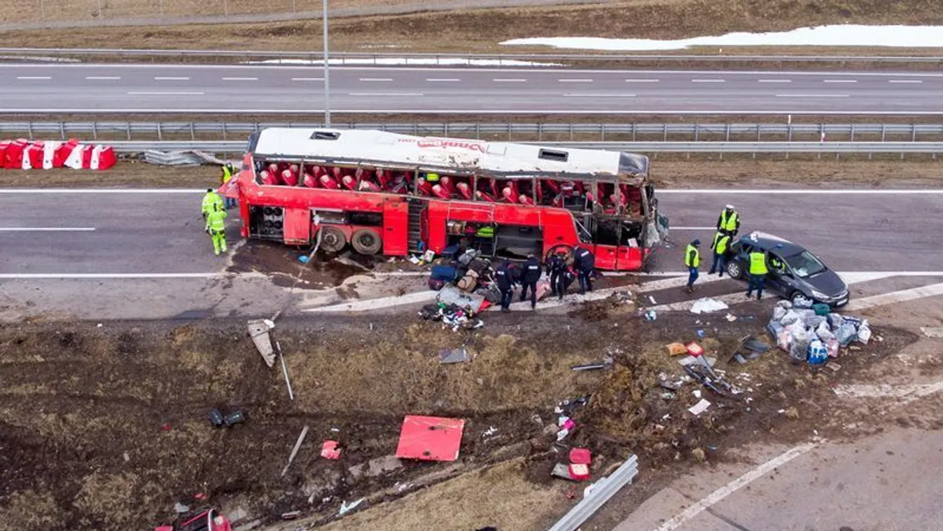 Öt ember meghalt az ukrán buszbalesetben Lengyelországban, 2021.03.06. 