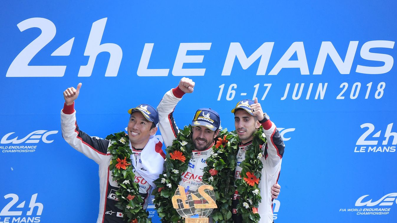 A 2018-as Le Mans-i 24 órás verseny, Nakadzsima Kazuki, Fernando Alonso, Sébastien Buemi, Toyota 