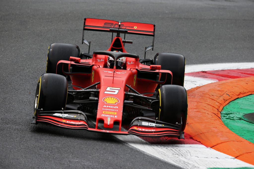 Forma-1, Olasz Nagydíj, péntek, Vettel, Ferrari 