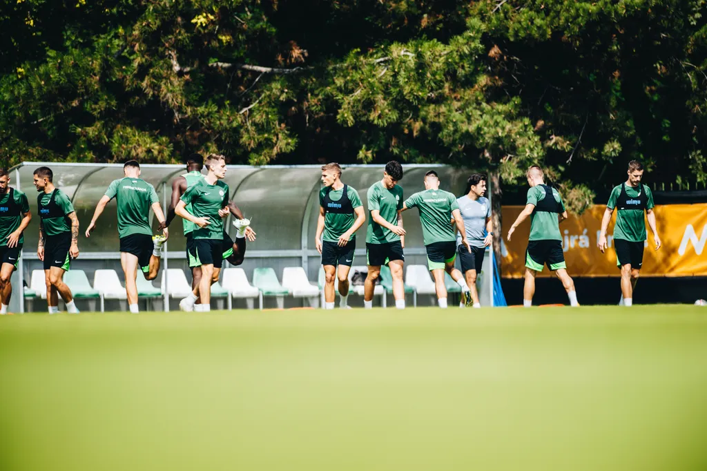 FTC, Fradi, Ferencváros, edzés, Hamrun elleni visszavágó előtt, Ferencváros - Hamrun Spartans, Európa Konferencia-liga, 2023.08.16. 