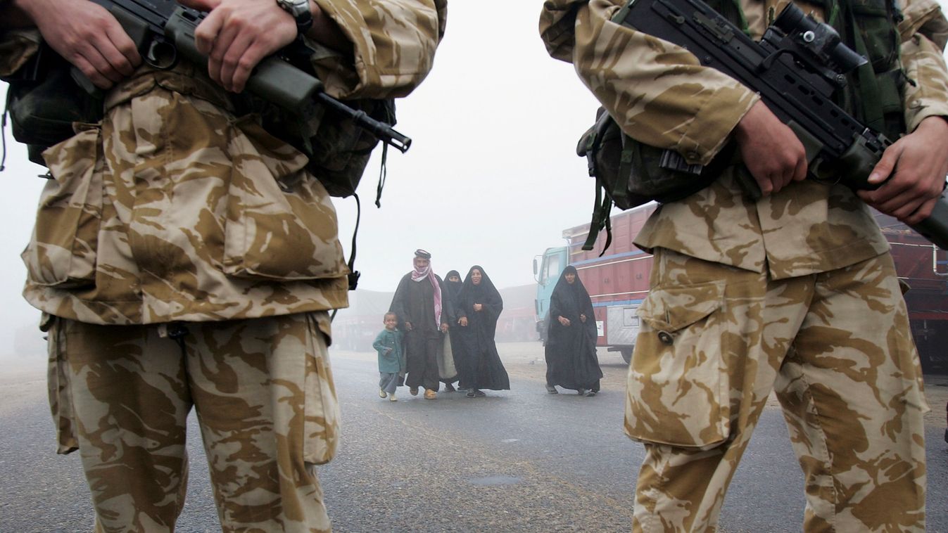 brit katonák Irakban 
