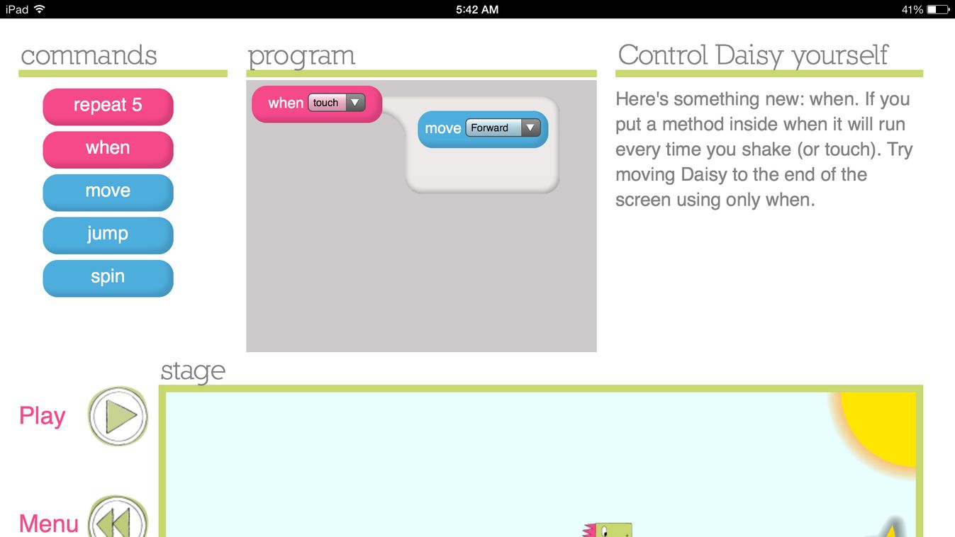 daiy dinosaur app code 