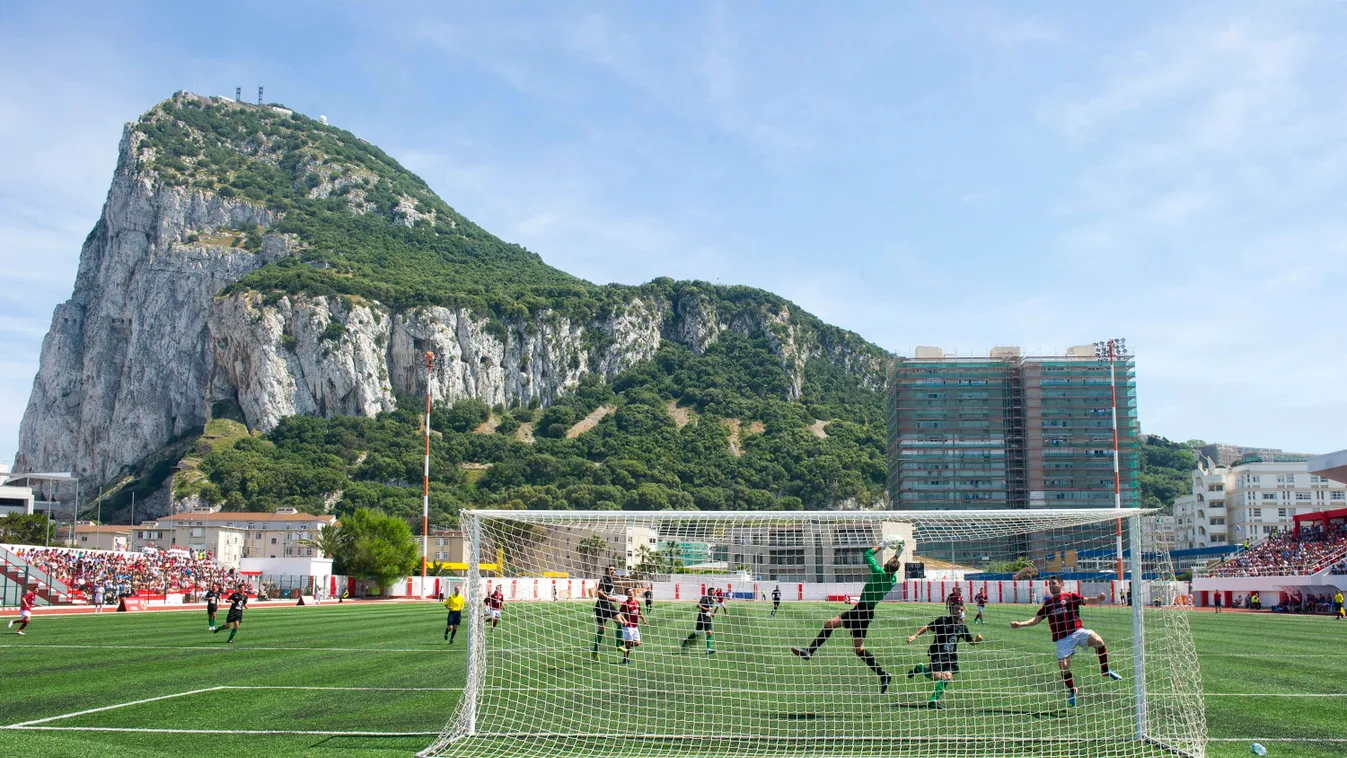 Horizontal OFFBEAT FOOTBALL STADIUM ROCK ILLUSTRATION GENERAL VIEW 