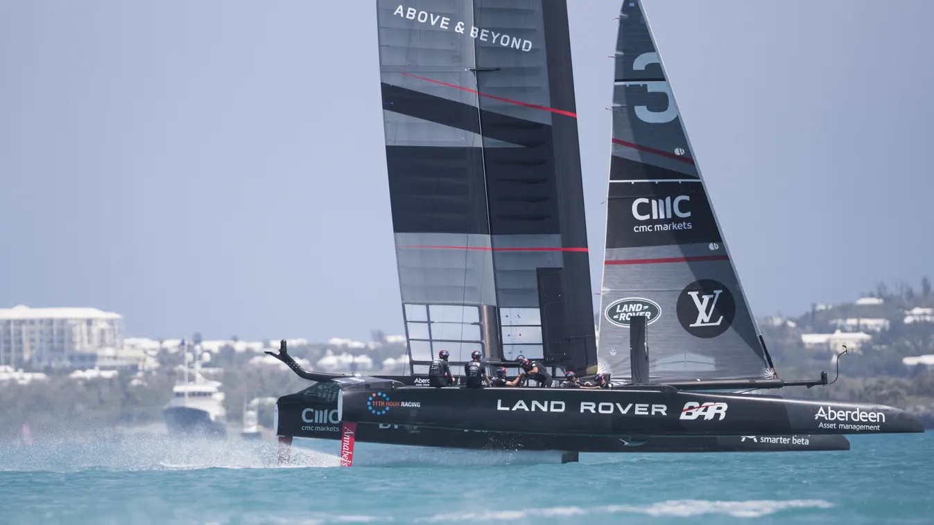 35th America's Cup Bermuda AC Cup Bermuda America's Cup Foiling Qualifiers Emirates Team New Zealand Peter Burling Horizontal 