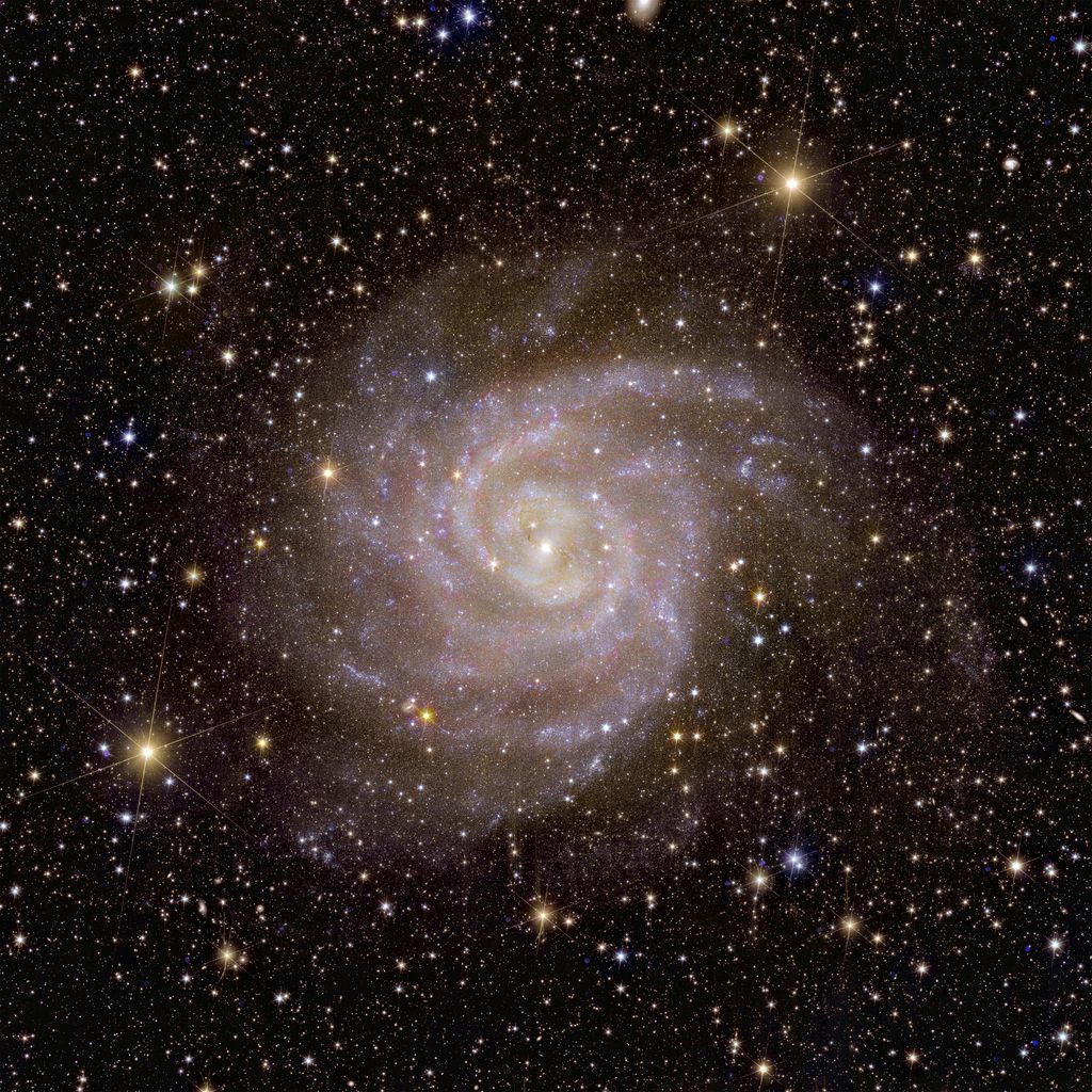 Euclid nevű űrtávcső képek 
Az Európai Űrügynökség, az ESA által 2023. november 7-én közreadott, az Euclid nevű űrtávcső által készített kép az IC 342 spirálgalaxisról, amely a Földtől nagyjából 7-11 millió fényévre helyezkedik el és mintegy 100 milliárd 