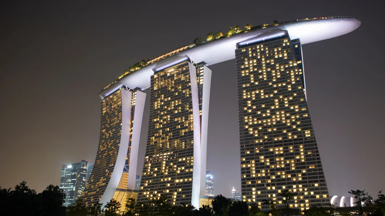 ASIAN southeast asian singapore southeast asia ASIA city lights cityscape urban CITY darkness going out nightlife LIGHT illuminated marina bay sands hotel modern modern architecture NIGHT nobody outdoors out place of interest site landmark attraction scen
