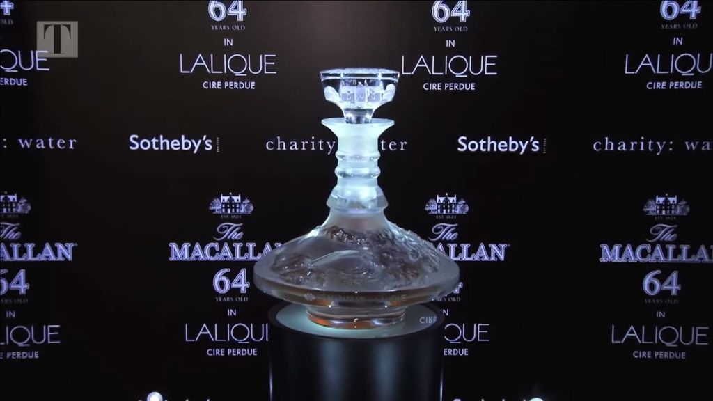 a világ 10 legdrágább szeszesitala, Macallan 64 Year Old In Lalique 