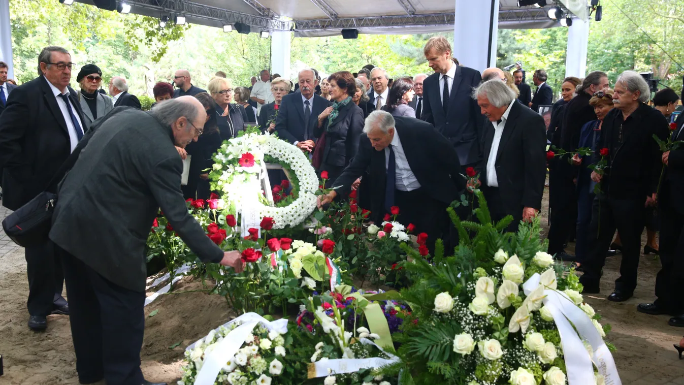Makk Károly temetése 