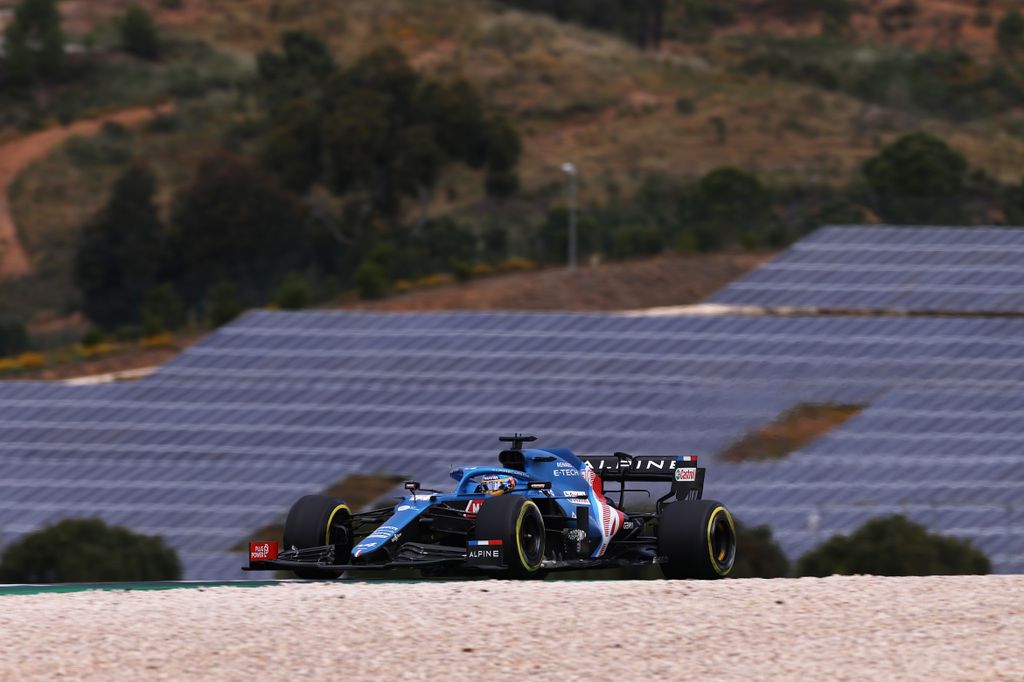 Forma-1, Fernando Alonso, Alpine, Portugál Nagydíj 2021, szombat 