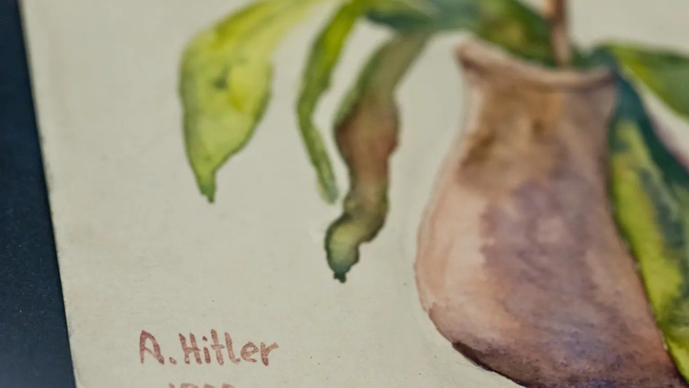 Adolf Hitler, aukció, festmény 