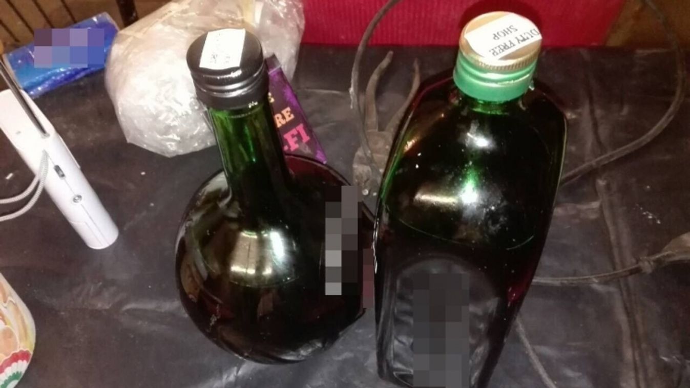 Metil-alkohol tartalmú italtól kerültek életveszélybe a tiszadobi férfiak 2018. november 3-án 