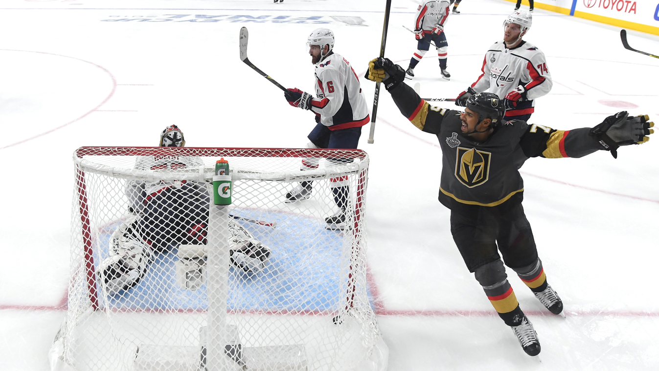 2018 NHL Stanley Cup Final - Game One GettyImageRank2 SPORT HORIZONTAL ICE HOCKEY USA Nevada Las Vegas Winter Sport COMMEMORATION Photography National Hockey League Washington Capitals Playoffs Game One Stanley Cup Finals Round Three Hockey Ryan Reaves Br