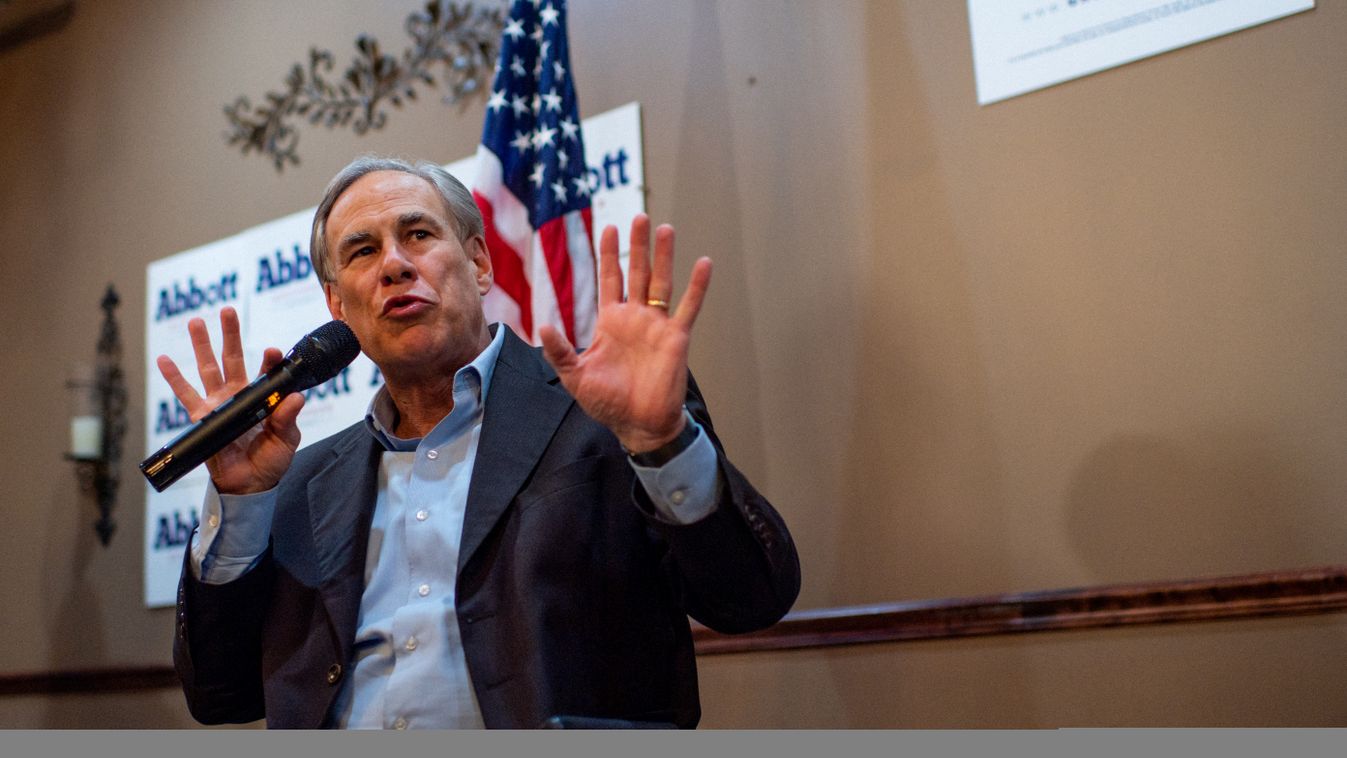 Texas Governor Abbott Campaigns For Reelection In Houston GettyImageRank2 Color Image Horizontal POLITICS ELECTION 