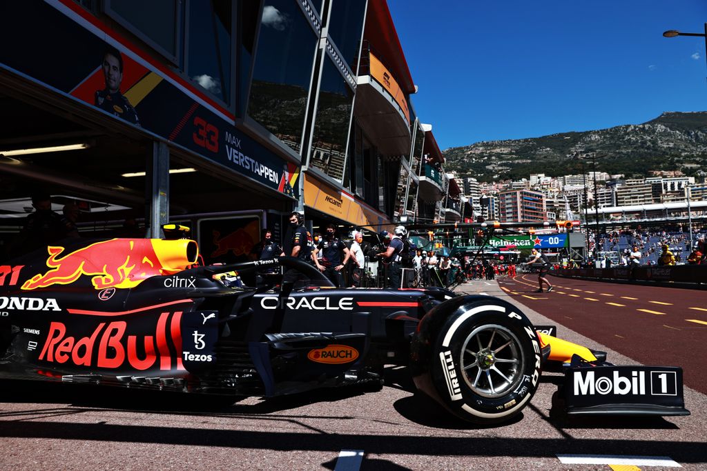 Forma-1, Sergio Pérez, Red Bull, Monacói Nagydíj 2021, csütörtök 