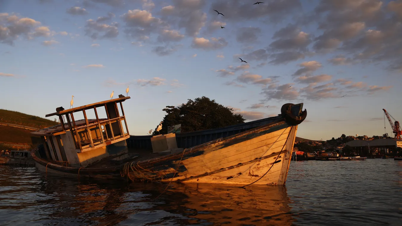 Brazilia, Niteroi, Hajó roncs, Hajó temető, Környezetszennyezés, Guanabara öböl, 