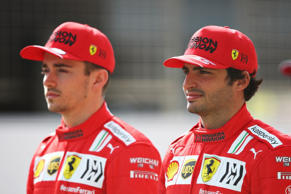 Forma-1, Charles Leclerc, Carlos Sainz, Scuderia Ferrari, Bahrein teszt 1. nap 