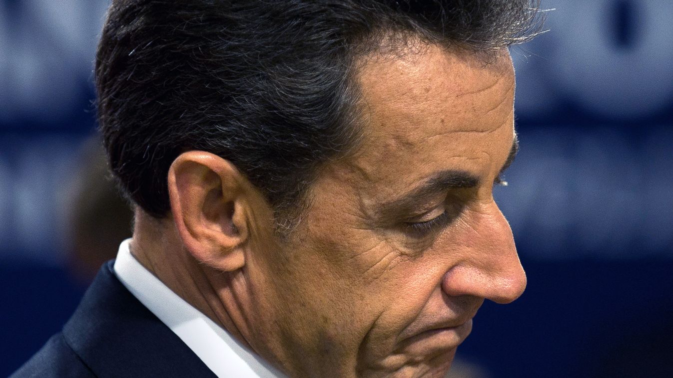 Nicolas Sarkozy volt francia elnök őrizetbe vétele, illusztráció, 